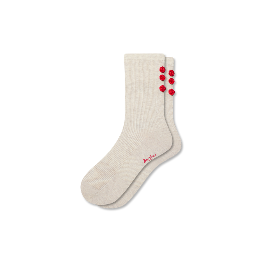 Women’s Hearts Lightweight Half Calf Socks - Essential Ready