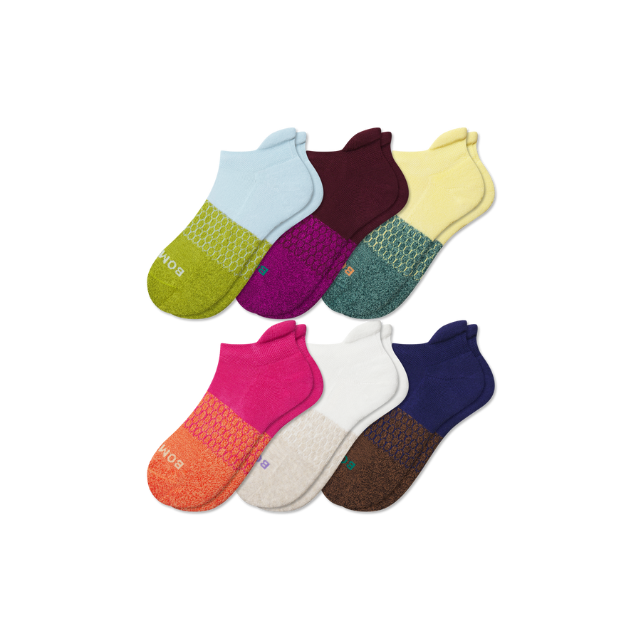 Youth Marl Ankle Sock 6-Pack - Soft Step