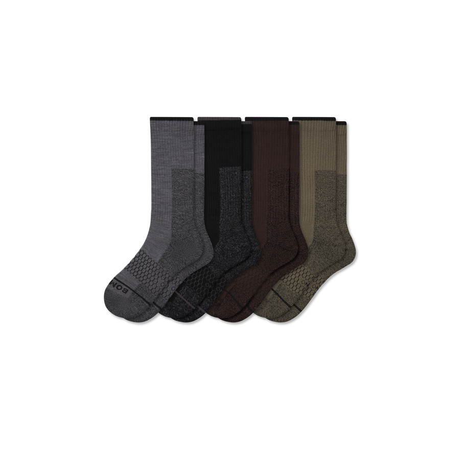 Women's Ultra Strong Merino Blend Calf Sock 4-Pack - Light Cushion