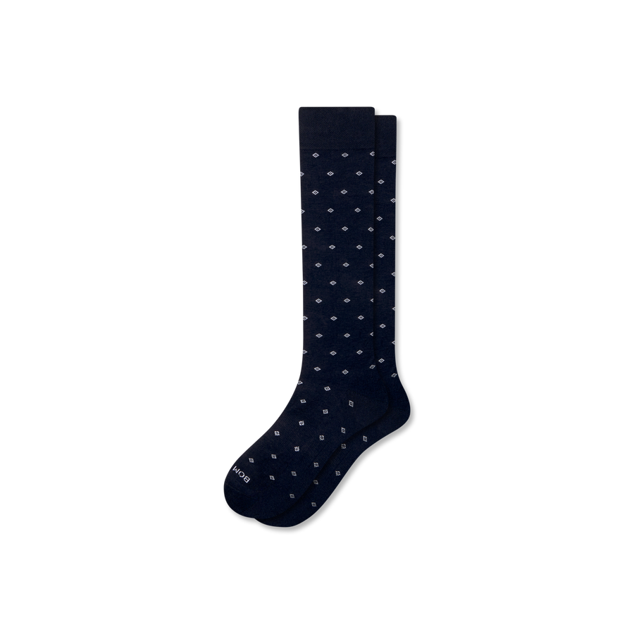 Men's Dress Over the Calf Socks - Fresh Step