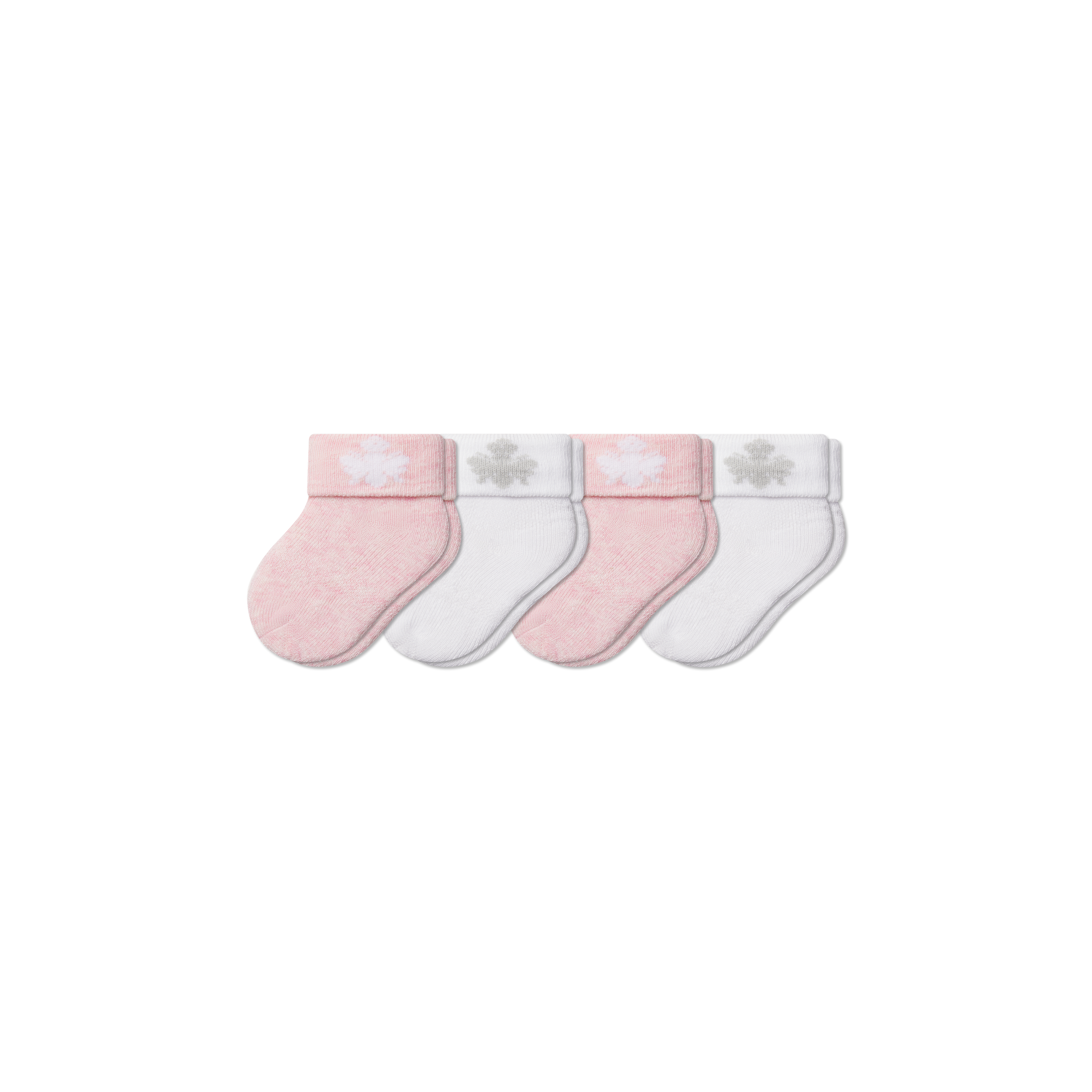 Baby Sock 4-Pack (0-6 Months) - pink mix L [10309]