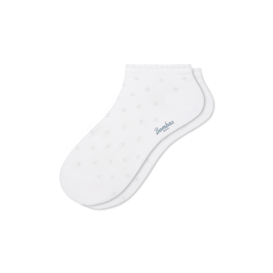 Women’s Scallop Lightweight Ankle Socks - Essential Ready