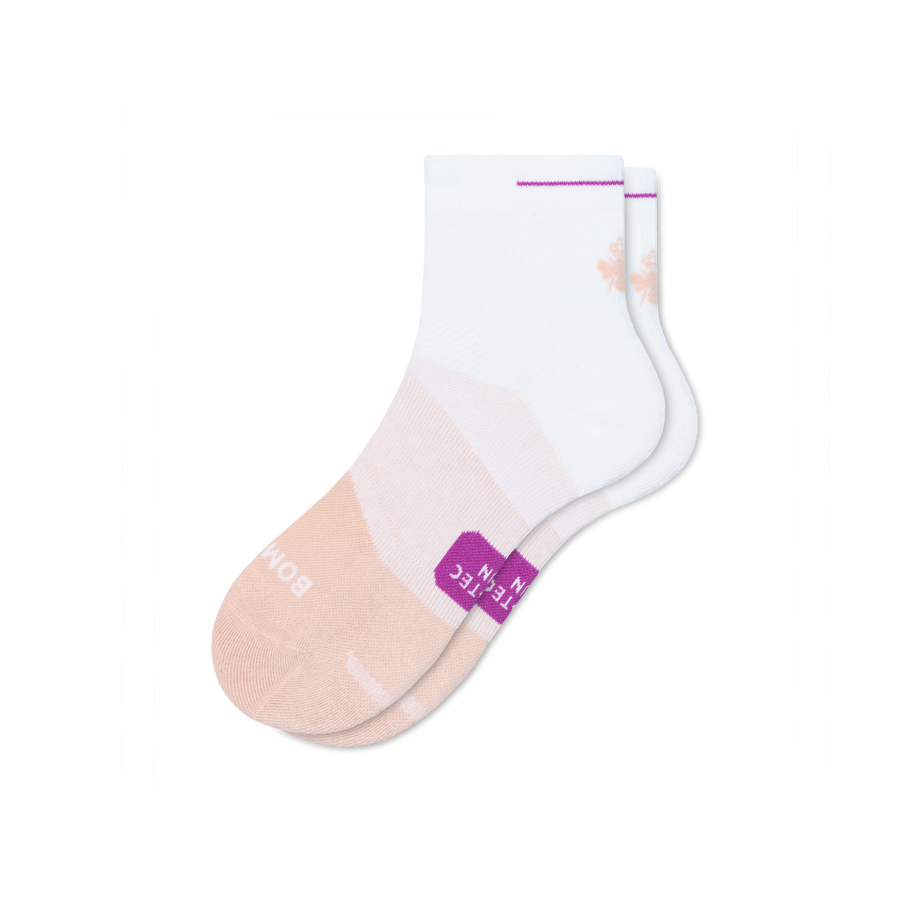 Women's Run Quarter Socks - Modern Touch