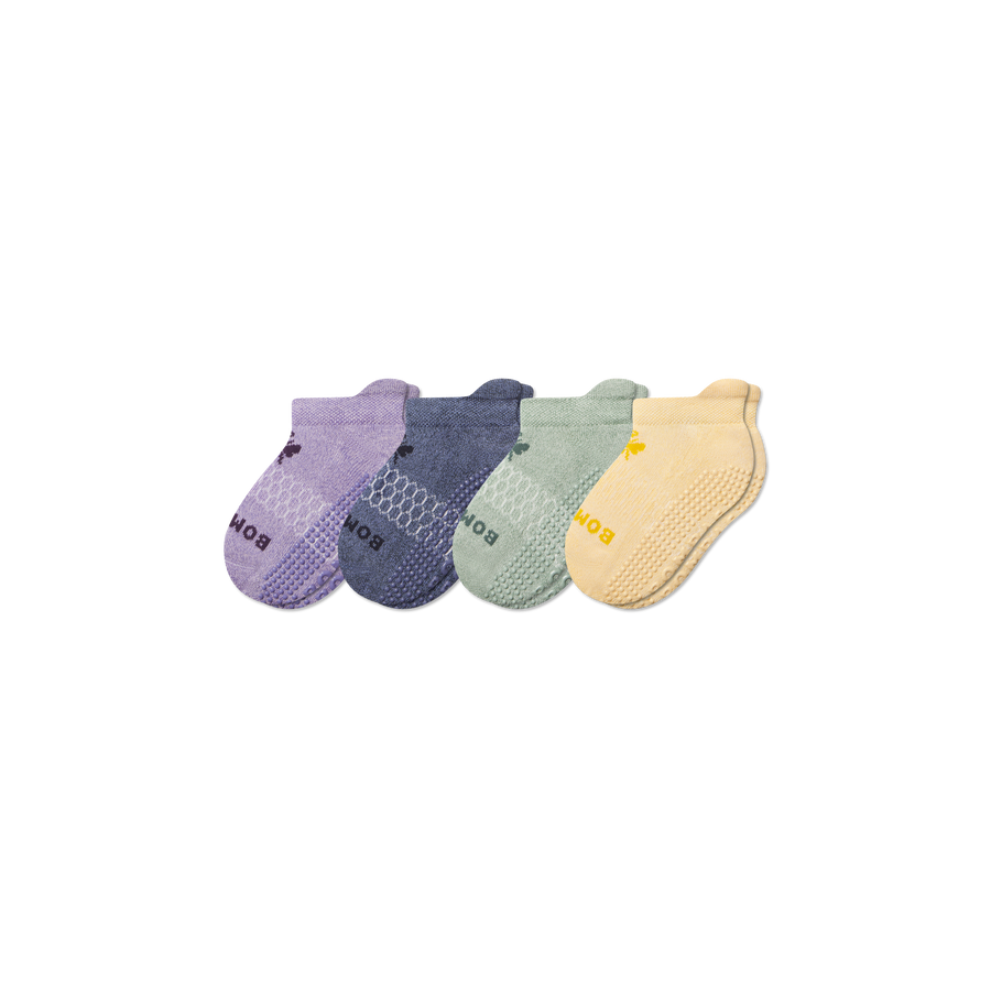 Junior Marl Gripper Ankle Sock 4-Pack - Everyday Pair