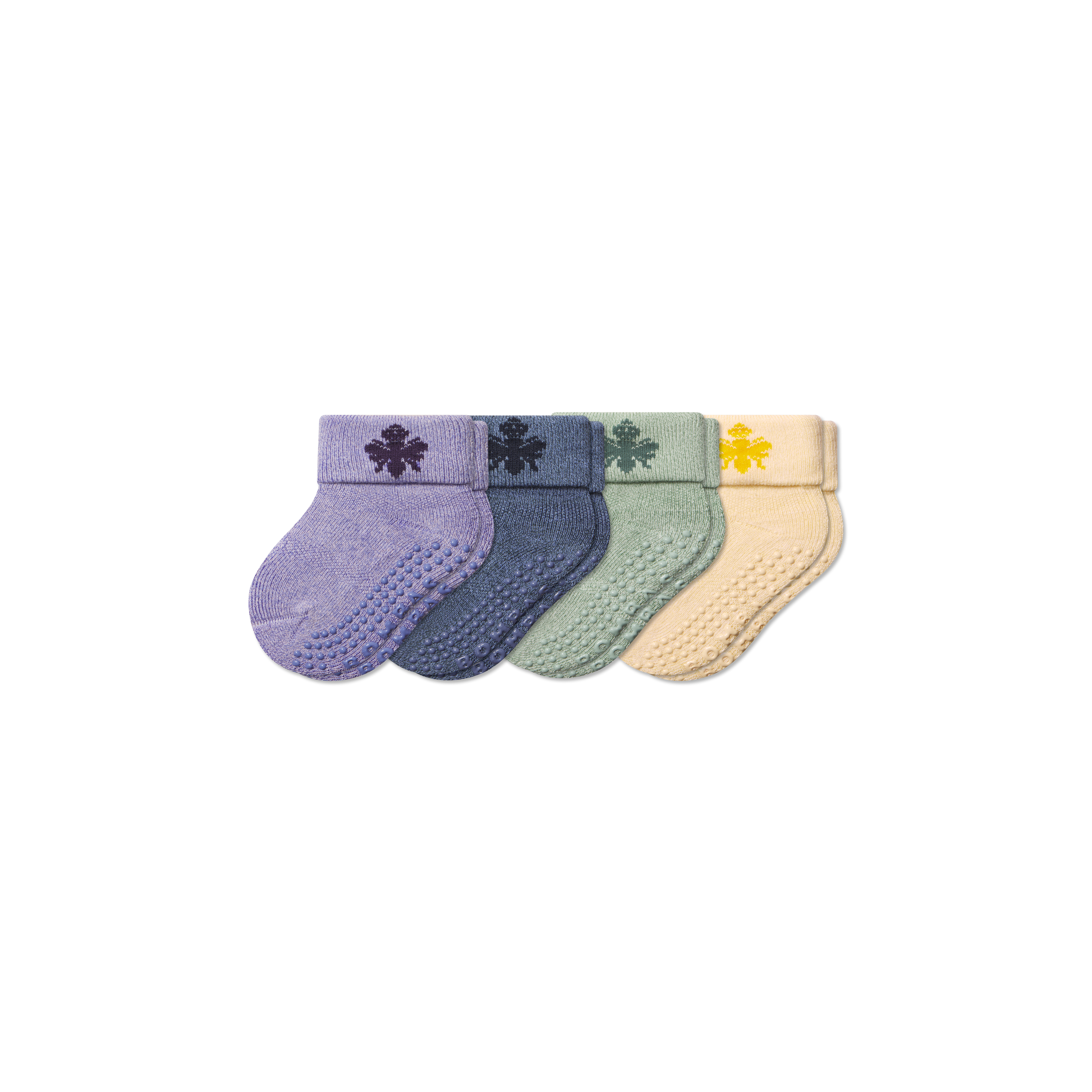 Baby Gripper Socks (6-12 Months) - blue sage mix L [10497]