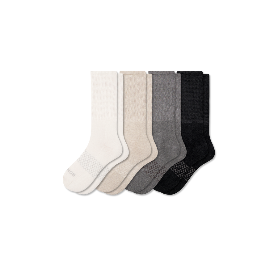Men's Wide Calf Sock 4-Pack - Daily Step