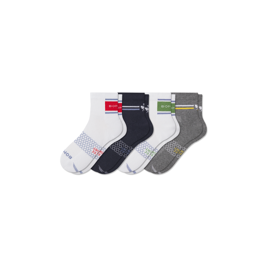Men's All Sport Quarter Sock 4-Pack - Classic Ready