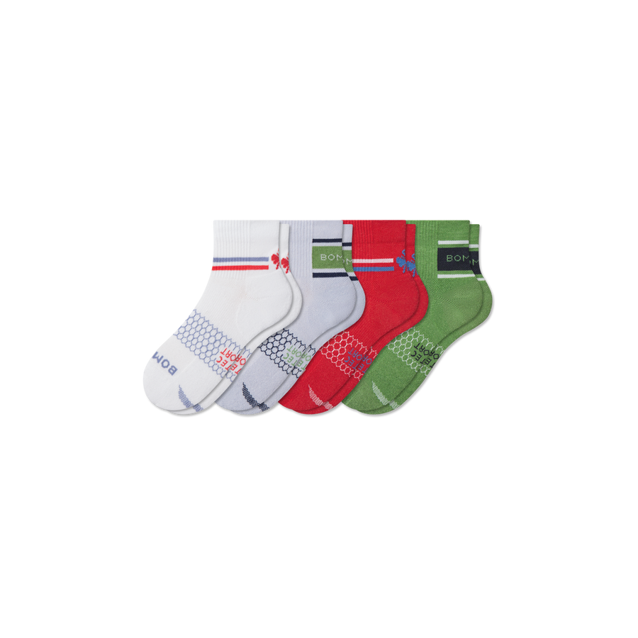 Youth All Sport Quarter Sock 4-Pack - Daily Pick