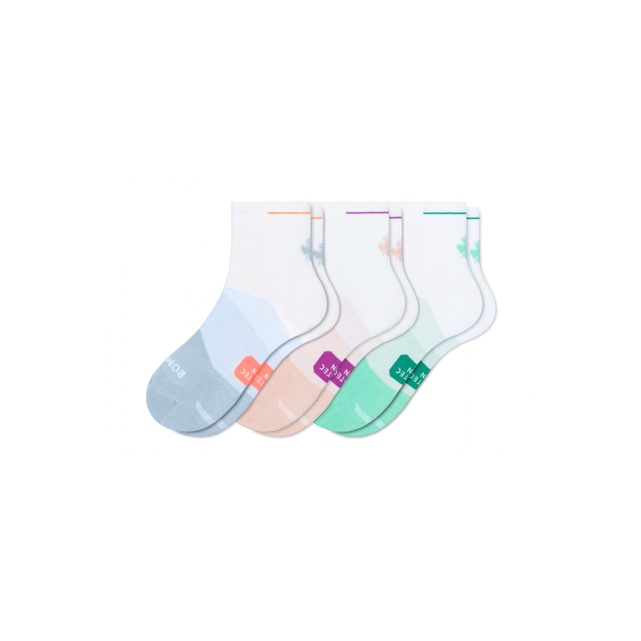 Women's Run Quarter Sock 3-Pack - Fresh Step