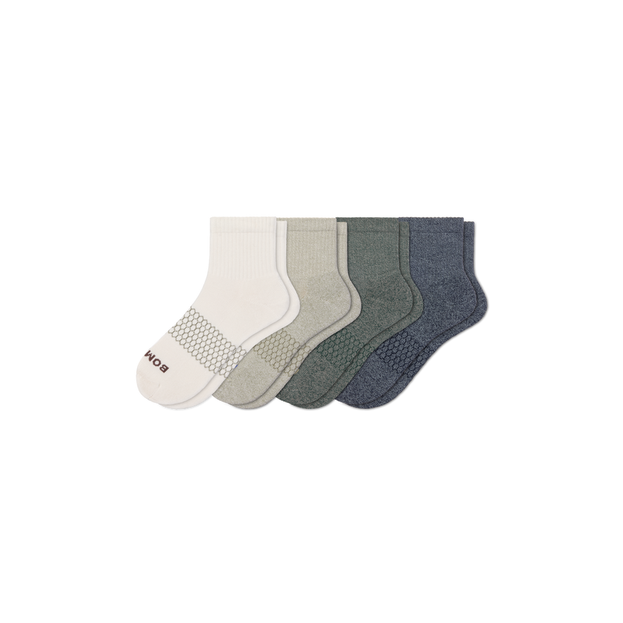 Men's Quarter Sock 4-Pack - Soft Step