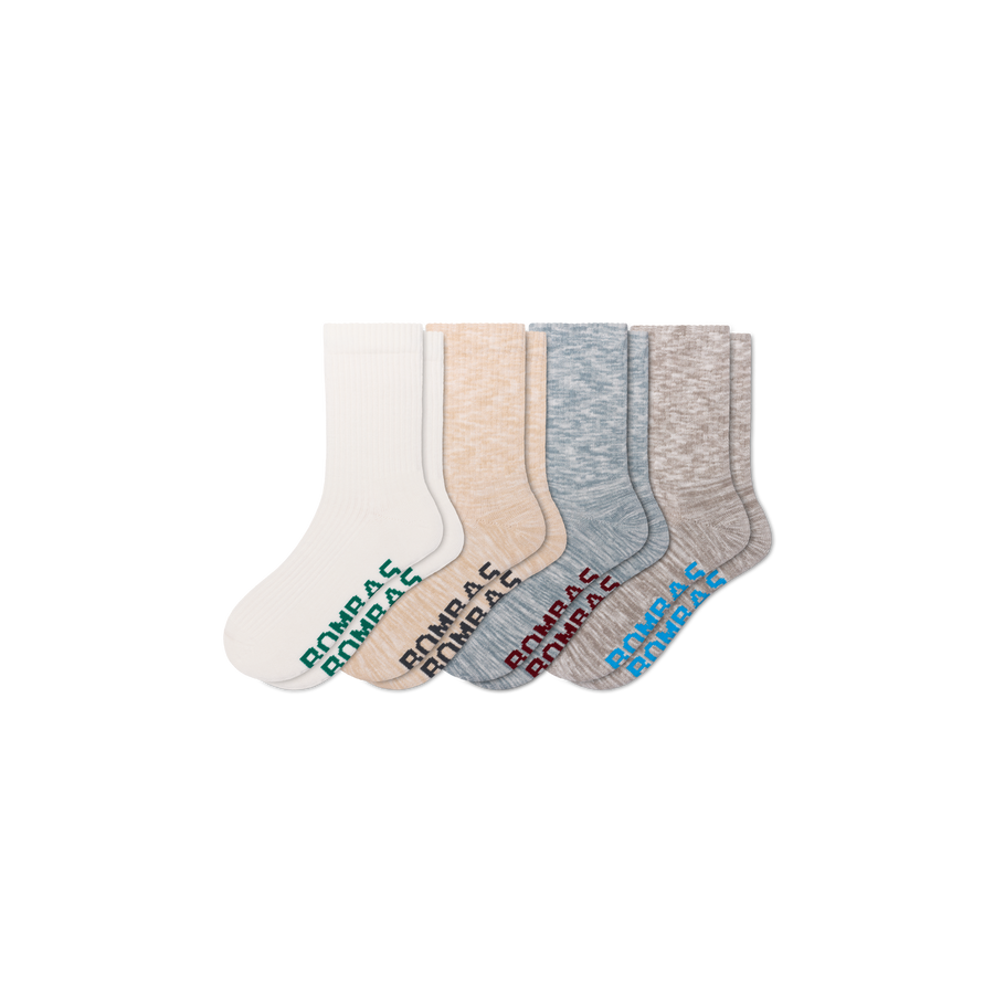 Women's Summer Ragg Half Calf Sock 4-Pack - All Day Fit