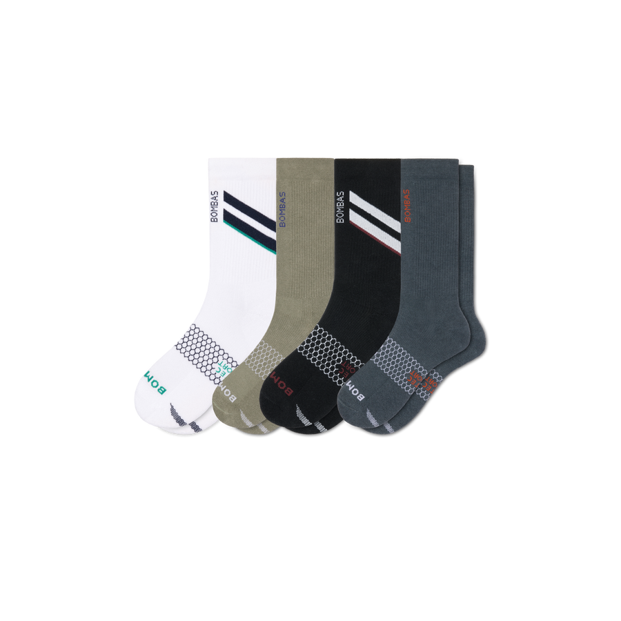 Men's All Sport Calf Sock 4-Pack - Premium Pick