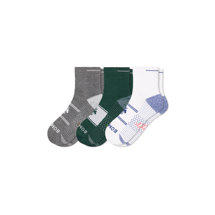Men's Golf Quarter Sock 3-Pack - Light Cushion