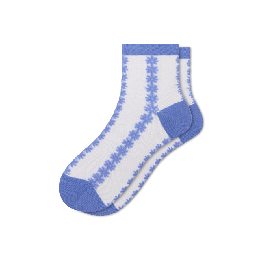 Women’s Sheer Quarter Socks - Daily Step