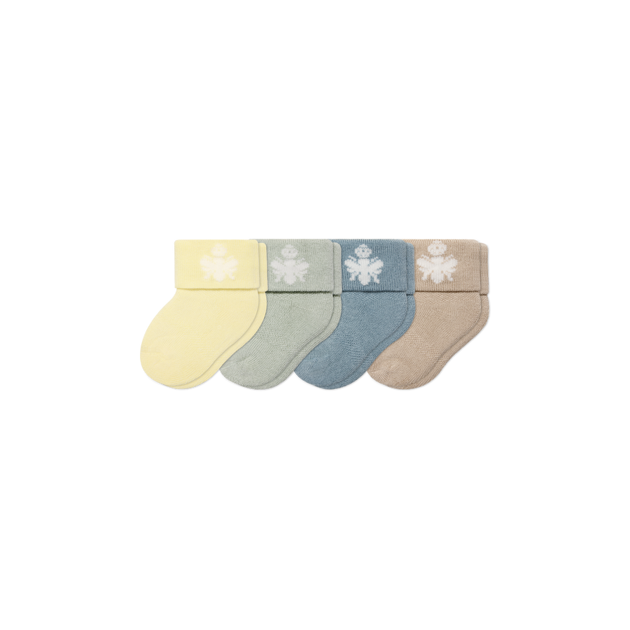 Baby Sock 4-Pack (0-6 Months) - Fresh Step