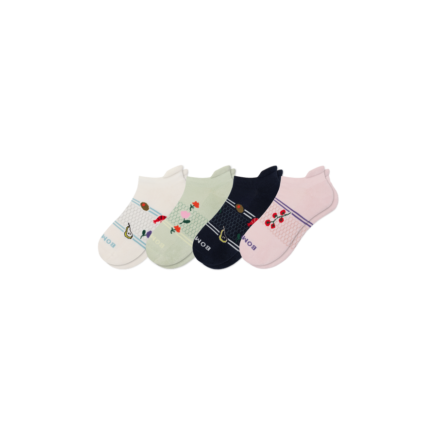 Women's Dinner Party Ankle Sock 4-Pack - Light Cushion