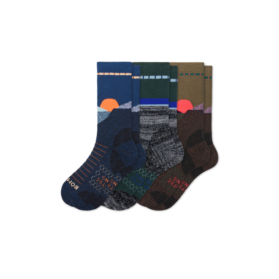 Women's Hiking Calf Sock 3-Pack - All Day Fit