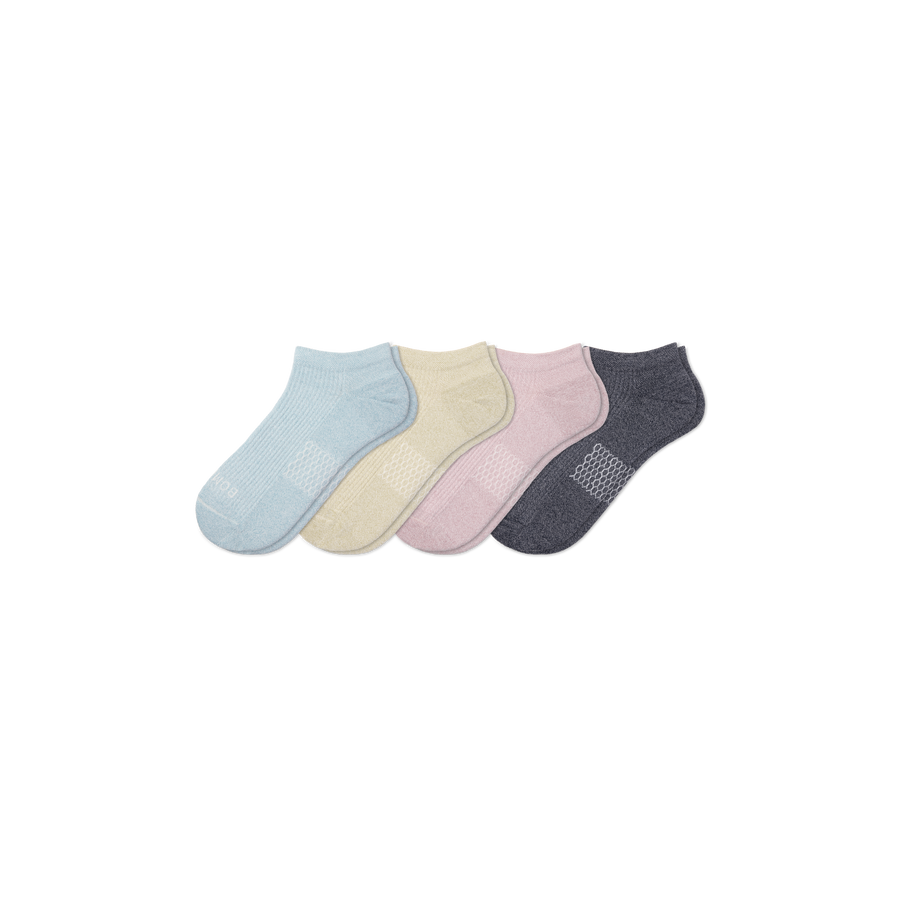 Women's Modern Rib Ankle Sock 4-Pack - Simple Style