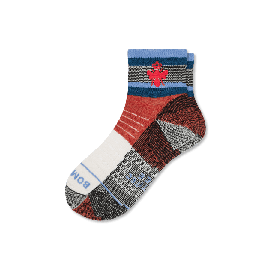 Cotopaxi x Bombas Merino Wool Blend Hiking Quarter Socks - Travel Pair