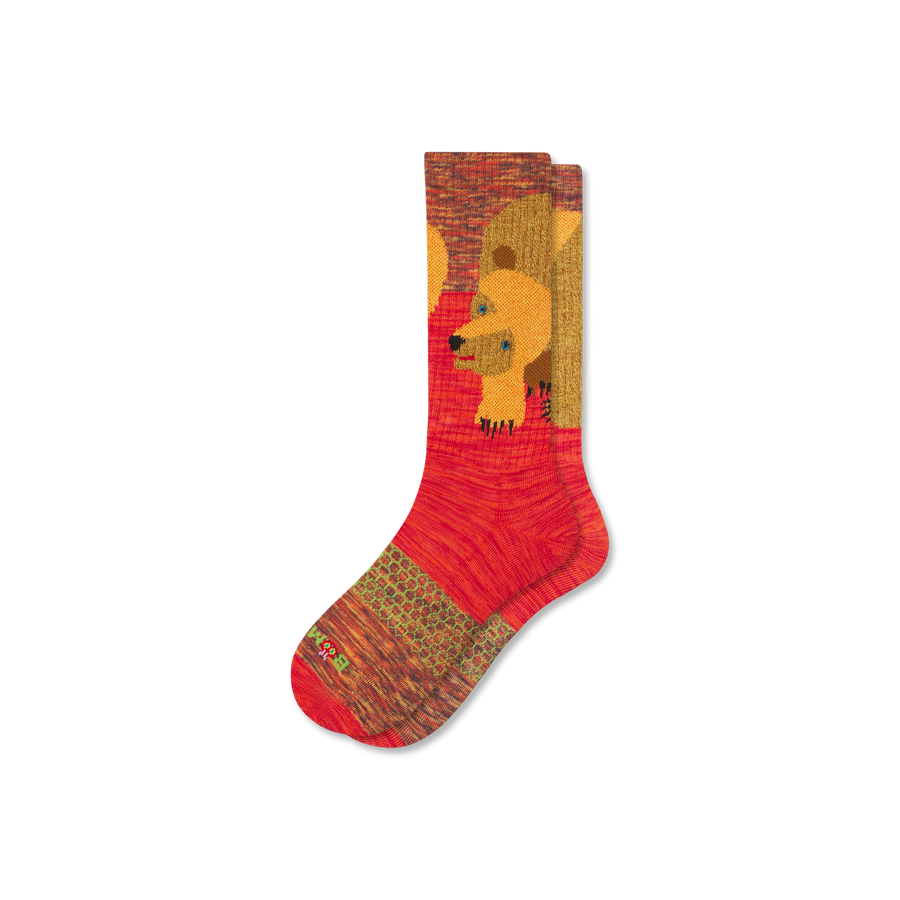 Eric Carle Big Brown Bear Calf Socks - Ready Pair