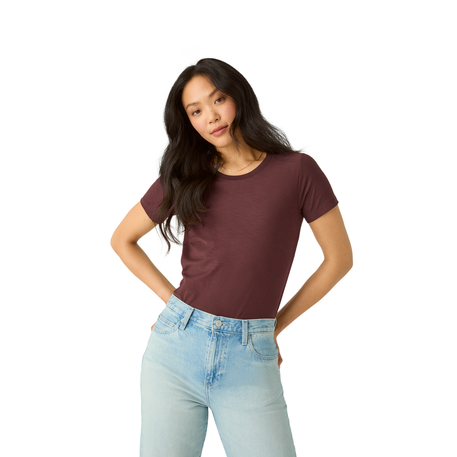 Women's Air Slub Crew Neck T-Shirt - Essential Ready