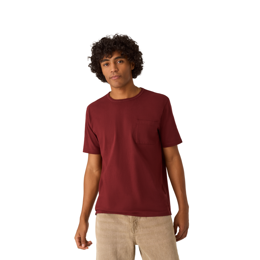 Men’s Premium Weight Pocket Crew Neck T-Shirt - Ready Pair