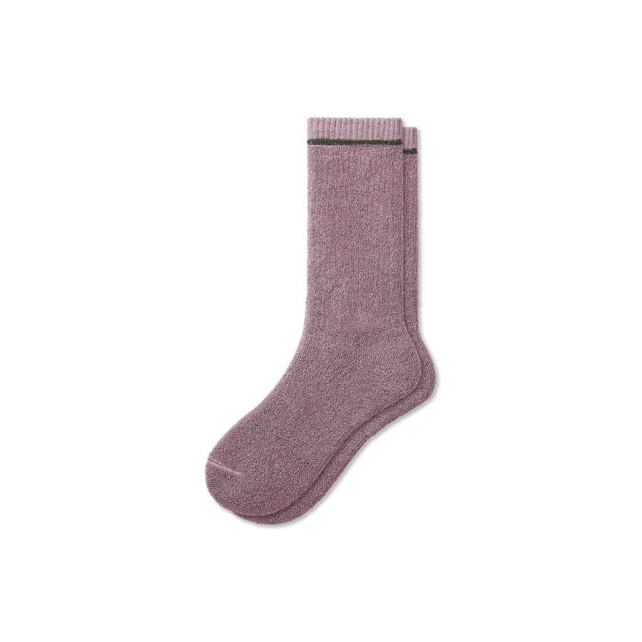 Men's Plush Terry Calf Socks - Clean Finish
