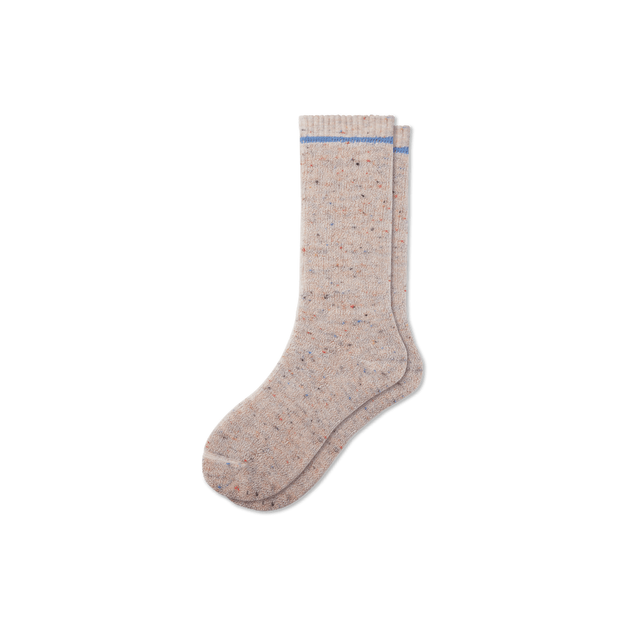 Men's Merino Wool Blend Terry Socks - Travel Pair