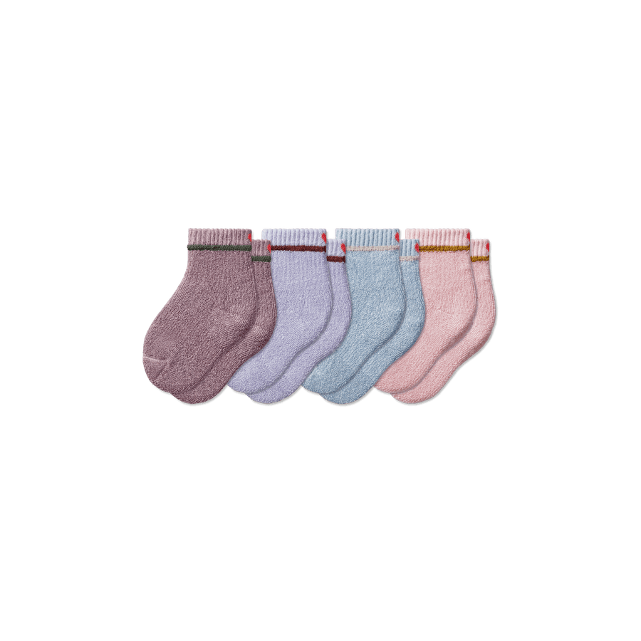 Toddler Terry Calf Sock 4-Pack - Daily Cushion