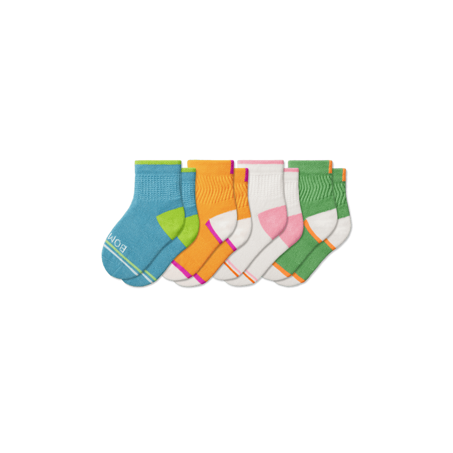 Toddler Retro Knit Calf Sock 4-Pack - Soft Step