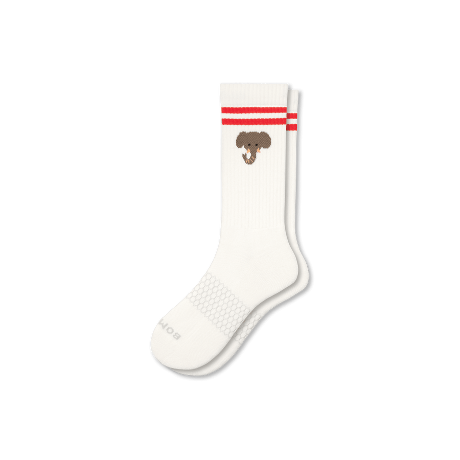Men’s Safari Stripe Calf Socks - Daily Pick