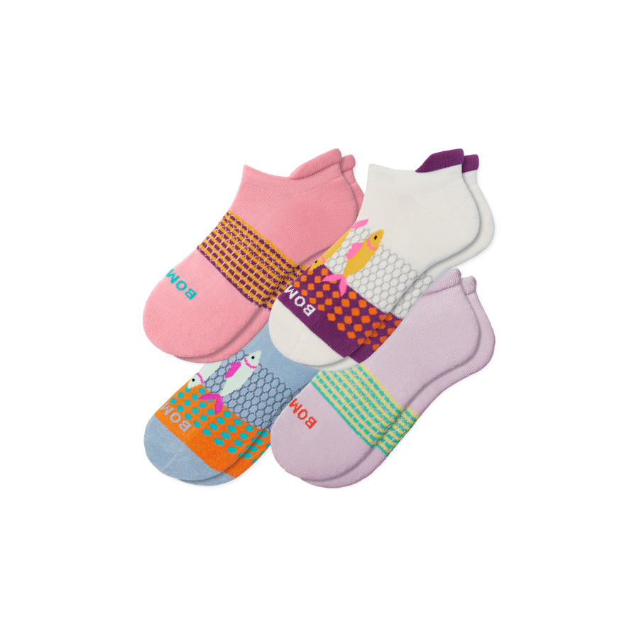 Women's Aquatic Ankle Sock 4-Pack - Everyday Pair