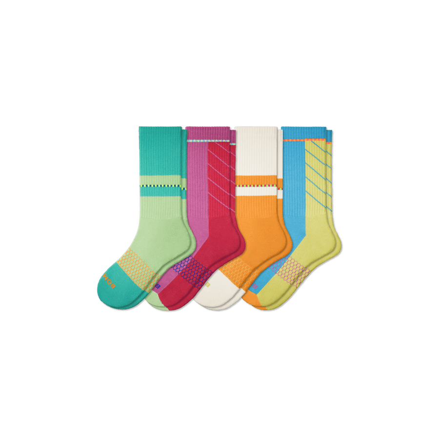 Black Hive Calf Sock 4-Pack - Daily Cushion