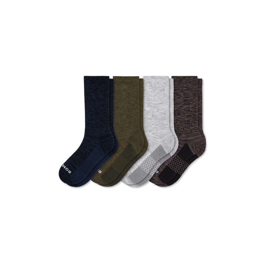 Men’s Two Tone Calf Sock 4-Pack - Ready Pick