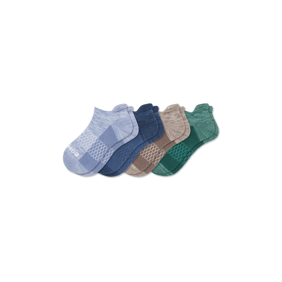 Youth Two Tone Ankle Sock 4-Pack - Daily Pick