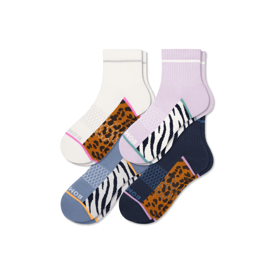 Women's Wild Wear Quarter Sock 4-Pack - Ready Pair