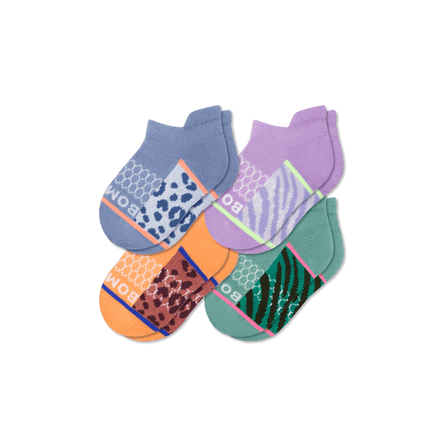 Toddler Wild Wear Ankle Sock 4-Pack - Classic Ready