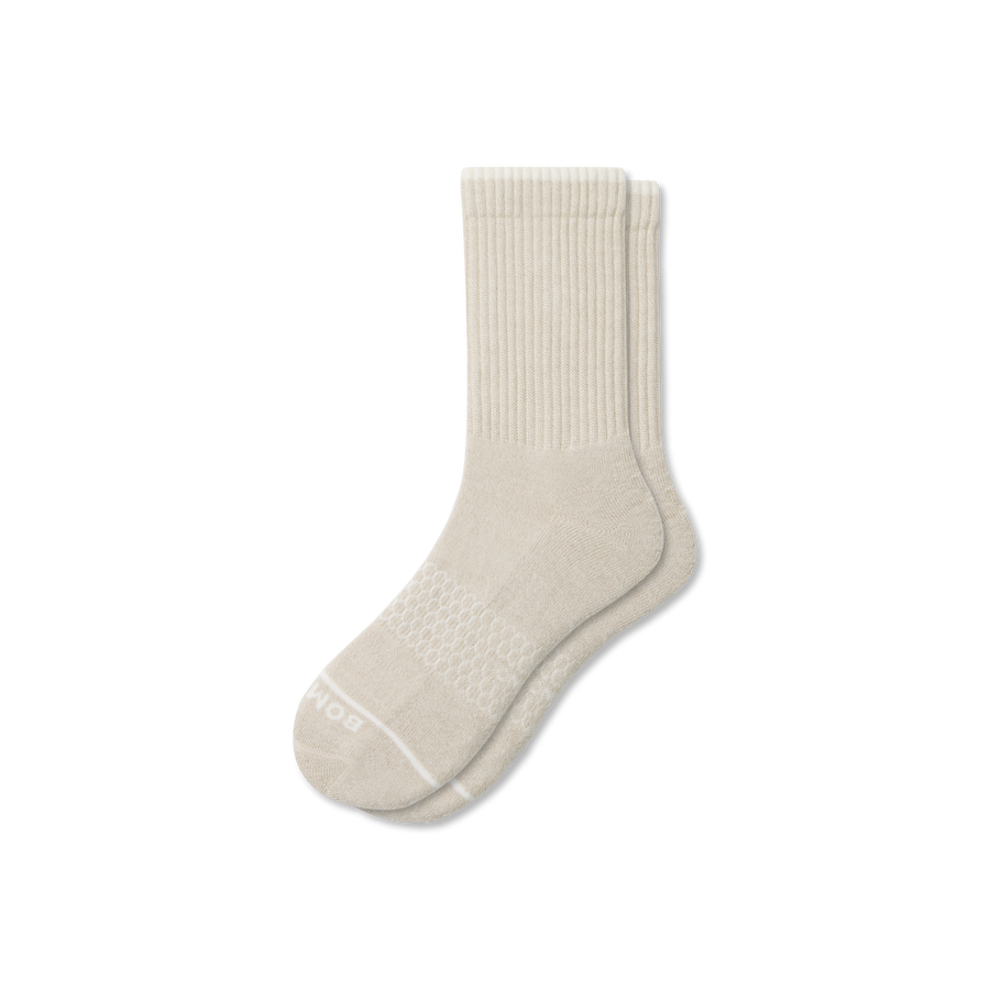 Men's Merino Wool Blend Half Calf Socks - All Day Fit