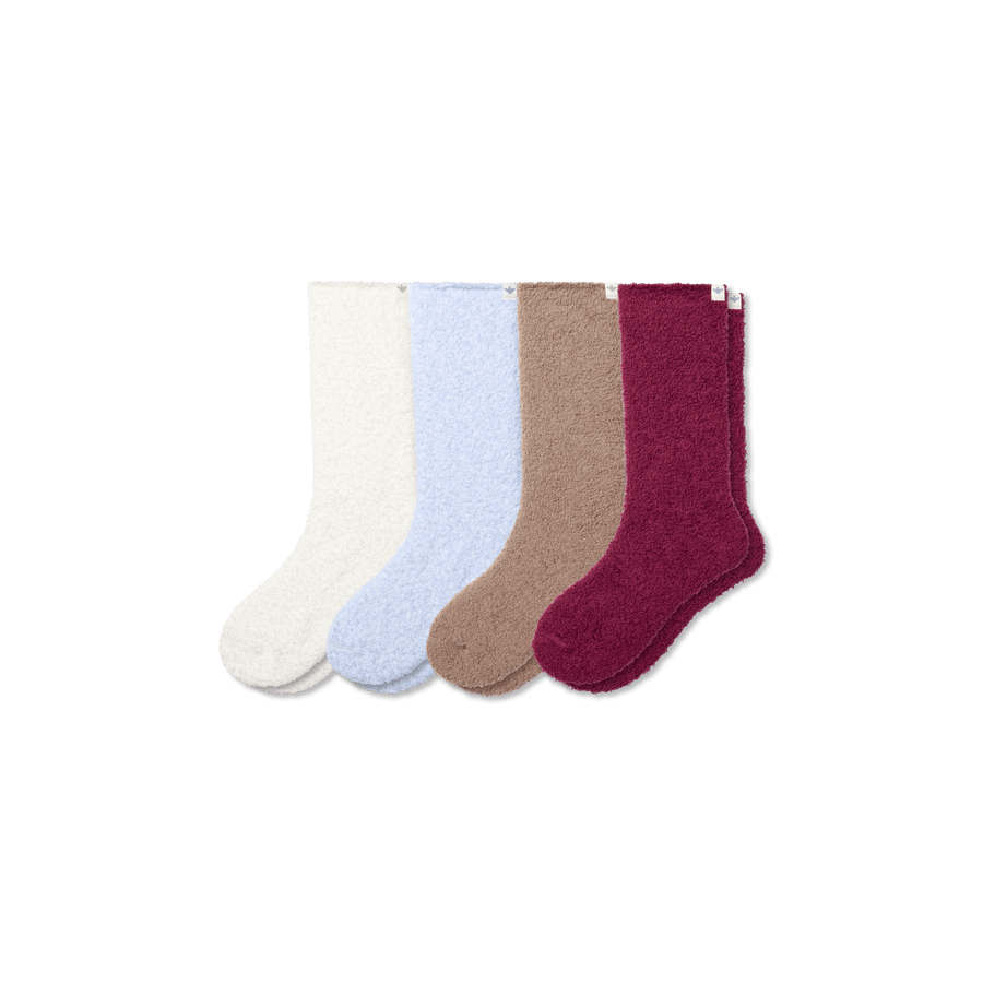 Women's Fuzzy Sock 4-Pack - Easy Pair