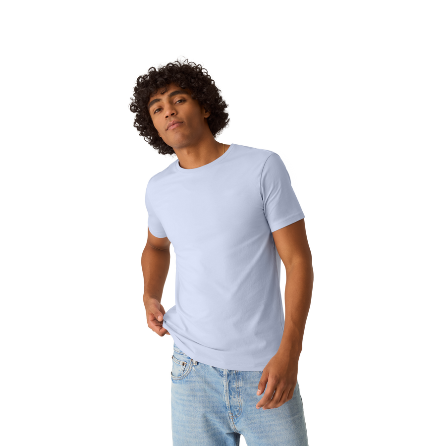 Men's Pima Cotton Slim Crew Neck T-Shirt - Essential Ready
