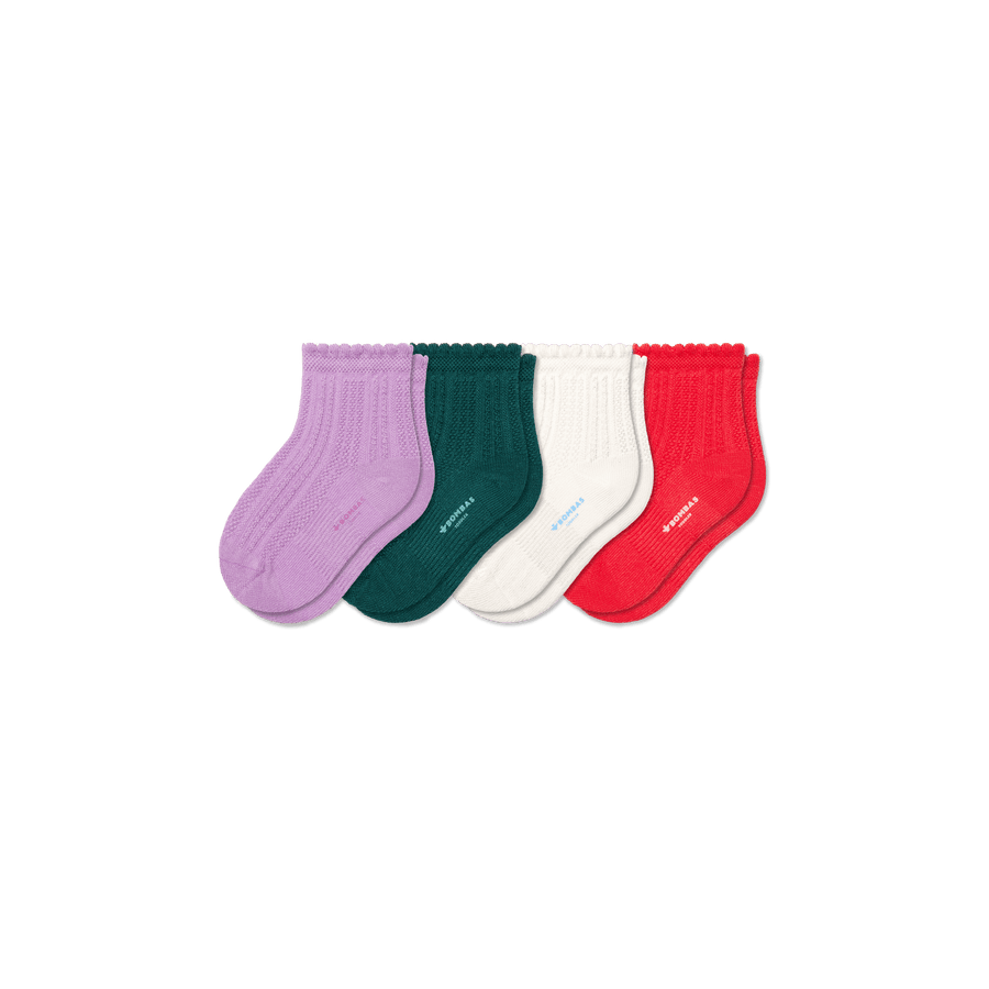 Toddler Calf Sock 4-Pack - All Day Fit