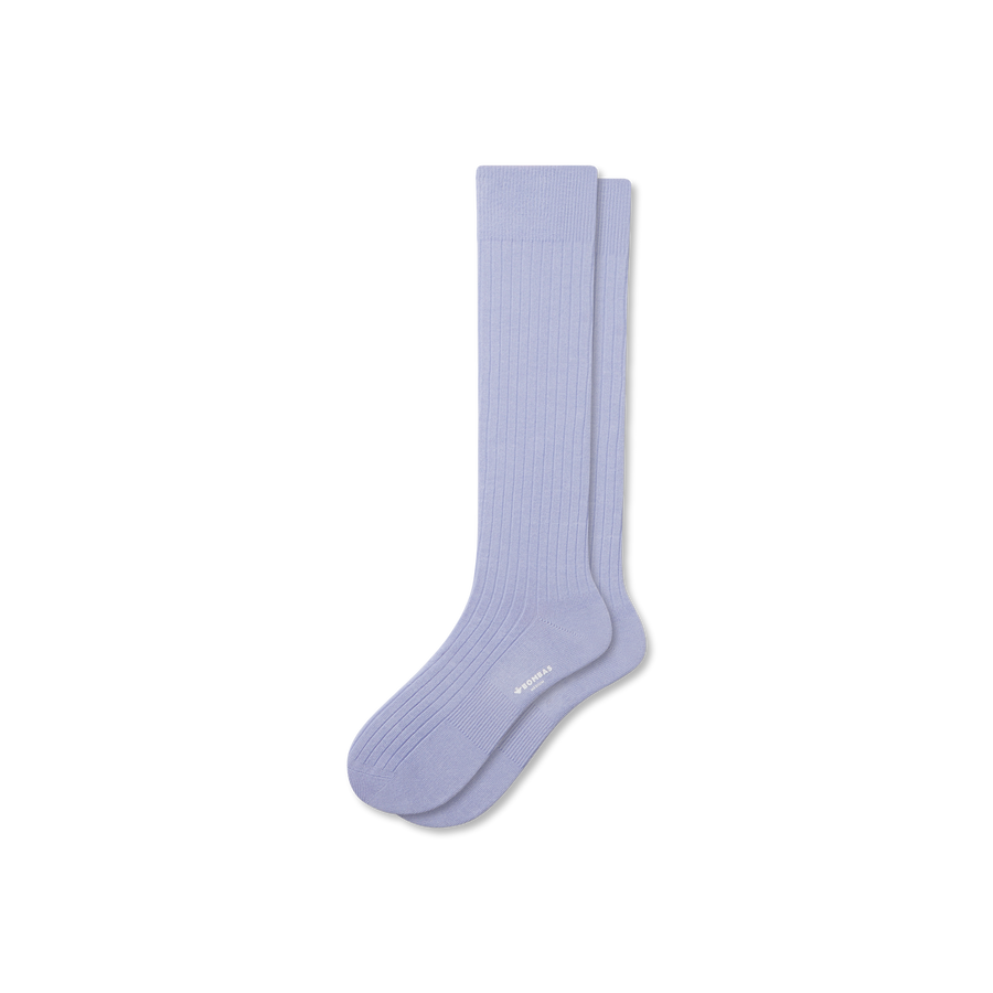 Men's Ribbed Dress Over The Calf Socks - Modern Touch