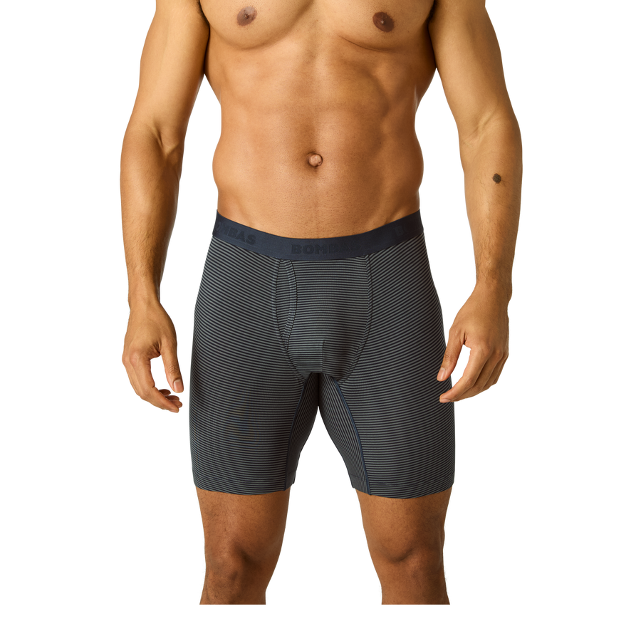 Men's Cotton Modal Blend Long Boxer Brief 8" - Easy Choice