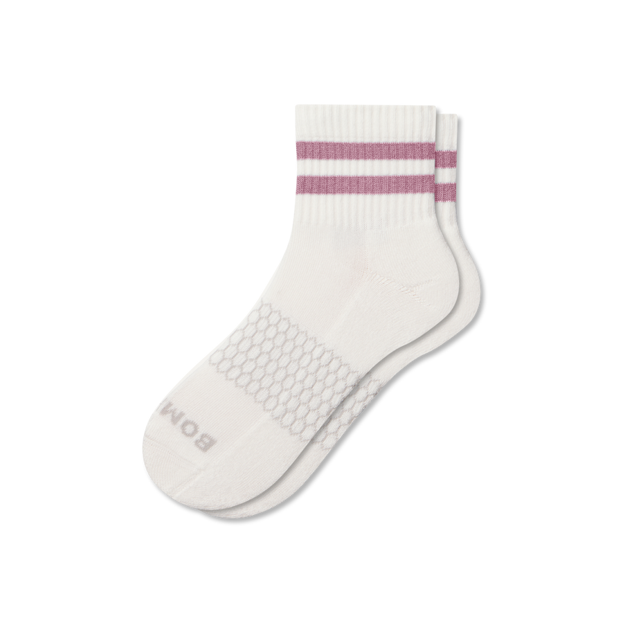 Women's Vintage Stripes Quarter Socks - Ready Pair