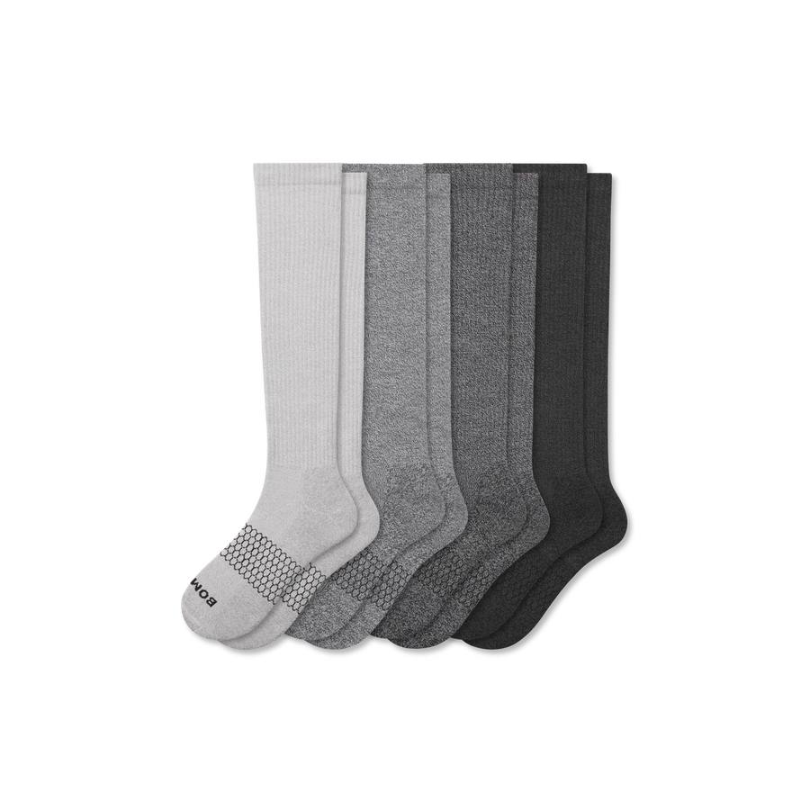 Women's Marl Knee High Sock 4-Pack - Essential Ready