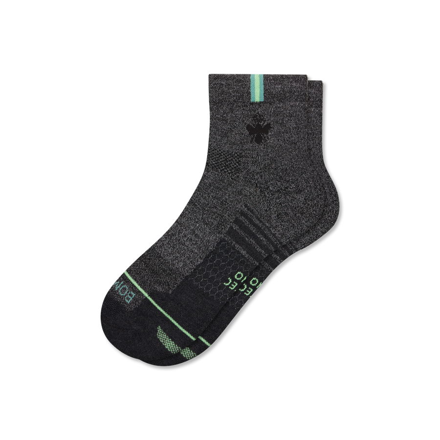 Women's Merino Wool Blend Run Quarter Socks - Easy Choice