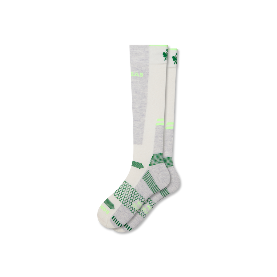 Men's Mid-Cushion Merino Wool Blend Ski & Snowboard Socks - All Day Fit