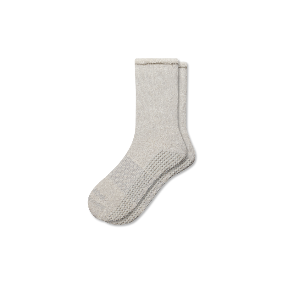 Men’s Roll-Top Merino Blend Gripper House Sock - Ready Pick