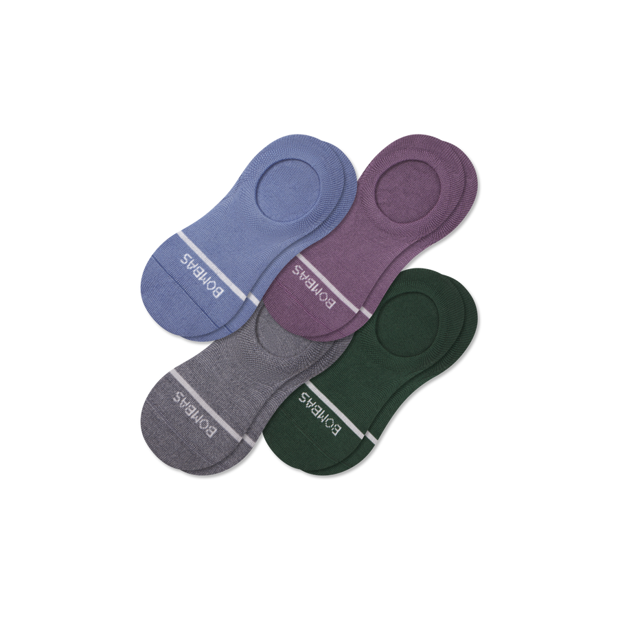 Women's Merino Wool Blend No Show Sock 4-Pack - Easy Pair