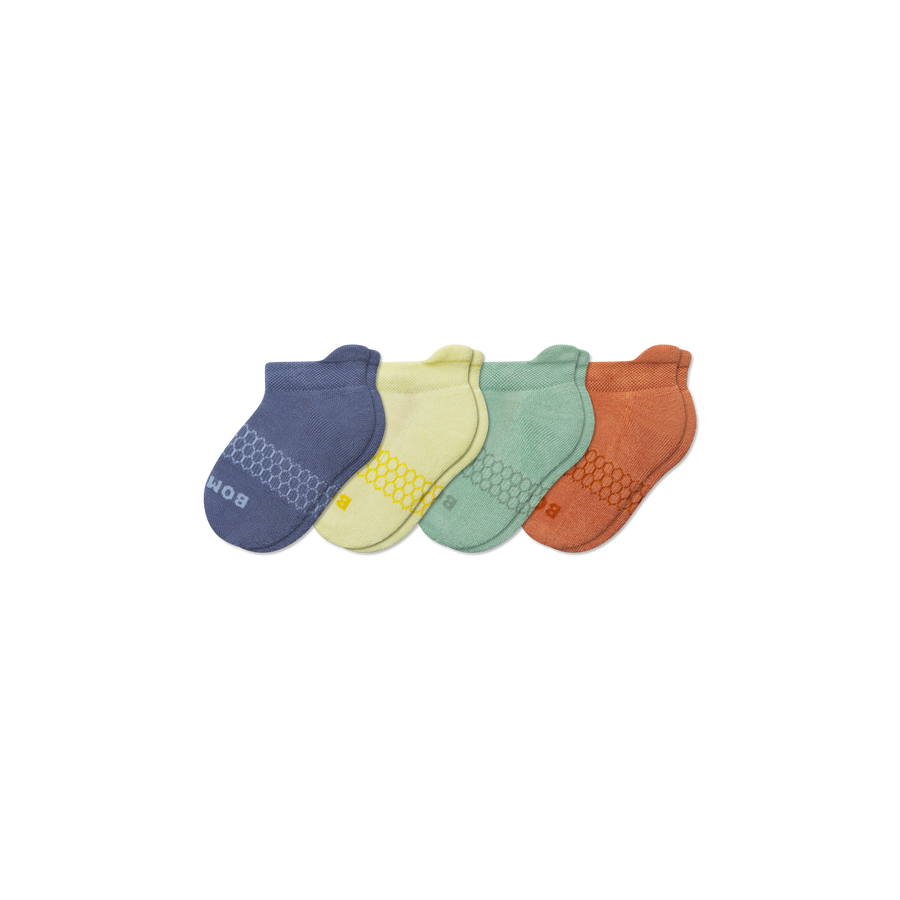 Junior Solids Ankle Sock 4-Pack - Fresh Choice
